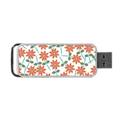 Floral Seamless Pattern Vector Portable Usb Flash (one Side) by Nexatart