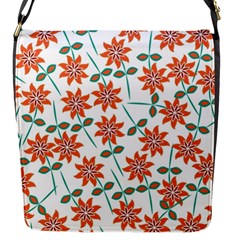 Floral Seamless Pattern Vector Flap Messenger Bag (s) by Nexatart