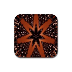 Digital Kaleidoskop Computer Graphic Rubber Coaster (square)  by Nexatart