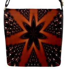 Digital Kaleidoskop Computer Graphic Flap Messenger Bag (s) by Nexatart