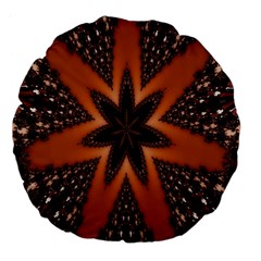 Digital Kaleidoskop Computer Graphic Large 18  Premium Flano Round Cushions by Nexatart