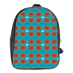 Floral Seamless Pattern Vector School Bags(large)  by Nexatart