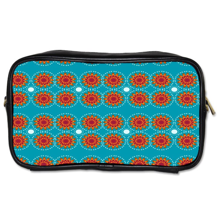 Floral Seamless Pattern Vector Toiletries Bags 2-Side