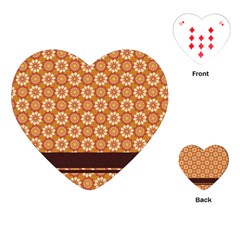 Floral Seamless Pattern Vector Playing Cards (heart) 