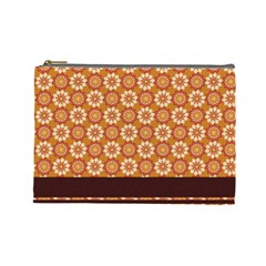 Floral Seamless Pattern Vector Cosmetic Bag (large)  by Nexatart