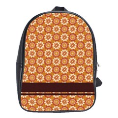 Floral Seamless Pattern Vector School Bags(large)  by Nexatart