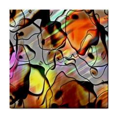 Abstract Pattern Texture Tile Coasters by Nexatart