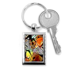 Abstract Pattern Texture Key Chains (rectangle)  by Nexatart