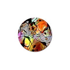 Abstract Pattern Texture Golf Ball Marker (10 Pack) by Nexatart