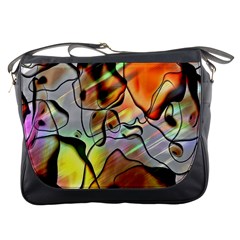 Abstract Pattern Texture Messenger Bags by Nexatart