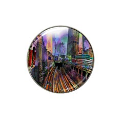 Downtown Chicago City Hat Clip Ball Marker