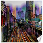 Downtown Chicago City Canvas 20  x 20   19 x19.27  Canvas - 1