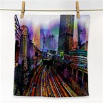 Downtown Chicago City Face Towel Front