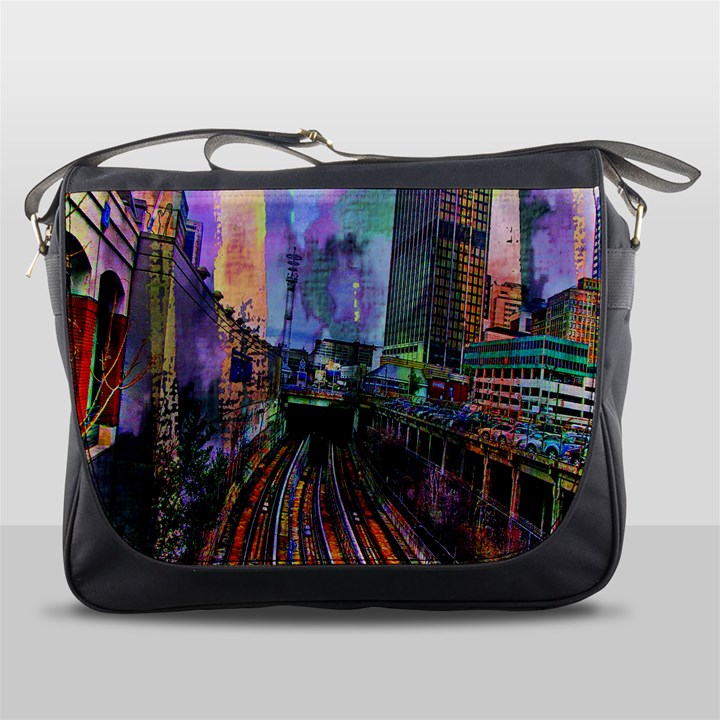 Downtown Chicago City Messenger Bags