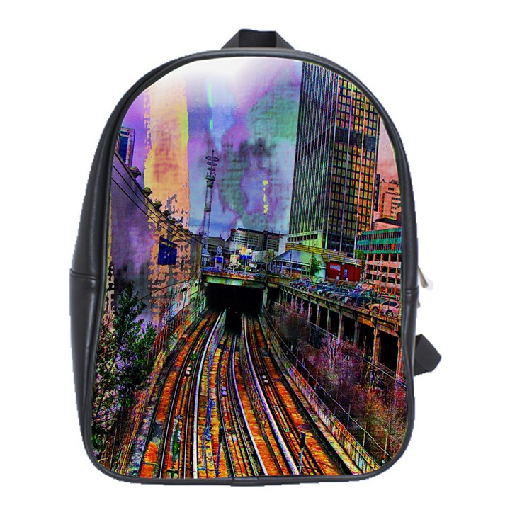 Downtown Chicago City School Bags (XL) 