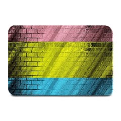 Brickwall Plate Mats by Nexatart