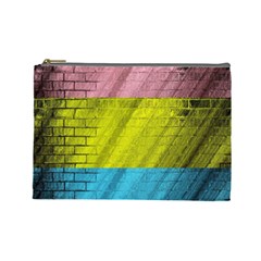 Brickwall Cosmetic Bag (large)  by Nexatart