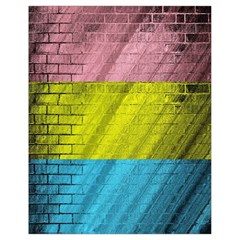 Brickwall Drawstring Bag (small) by Nexatart