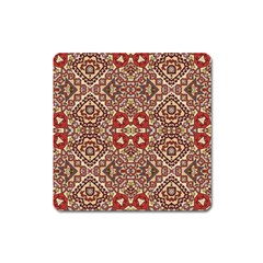 Seamless Pattern Based On Turkish Carpet Pattern Square Magnet by Nexatart