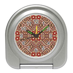 Seamless Pattern Based On Turkish Carpet Pattern Travel Alarm Clocks by Nexatart