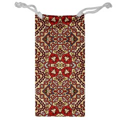 Seamless Pattern Based On Turkish Carpet Pattern Jewelry Bag by Nexatart