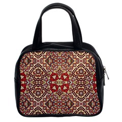 Seamless Pattern Based On Turkish Carpet Pattern Classic Handbags (2 Sides) by Nexatart