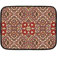 Seamless Pattern Based On Turkish Carpet Pattern Fleece Blanket (mini) by Nexatart