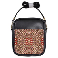 Seamless Pattern Based On Turkish Carpet Pattern Girls Sling Bags by Nexatart