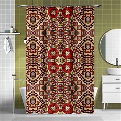 Seamless Pattern Based On Turkish Carpet Pattern Shower Curtain 48  X 72  (small)  by Nexatart