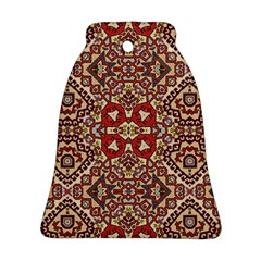 Seamless Pattern Based On Turkish Carpet Pattern Bell Ornament (two Sides) by Nexatart