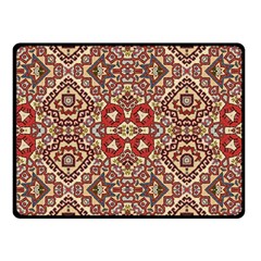 Seamless Pattern Based On Turkish Carpet Pattern Double Sided Fleece Blanket (small)  by Nexatart