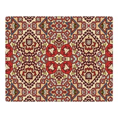 Seamless Pattern Based On Turkish Carpet Pattern Double Sided Flano Blanket (large)  by Nexatart