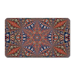 Armenian Carpet In Kaleidoscope Magnet (rectangular) by Nexatart