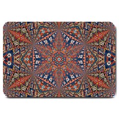 Armenian Carpet In Kaleidoscope Large Doormat 