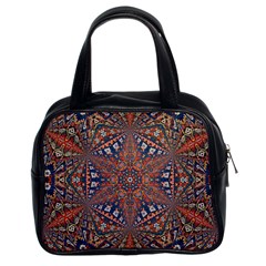 Armenian Carpet In Kaleidoscope Classic Handbags (2 Sides) by Nexatart