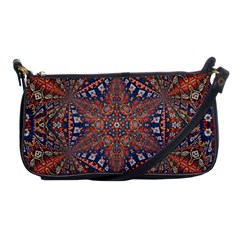 Armenian Carpet In Kaleidoscope Shoulder Clutch Bags by Nexatart