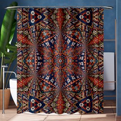 Armenian Carpet In Kaleidoscope Shower Curtain 60  X 72  (medium)  by Nexatart