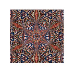 Armenian Carpet In Kaleidoscope Small Satin Scarf (square) by Nexatart