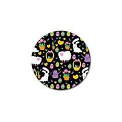 Cute Easter Pattern Golf Ball Marker by Valentinaart