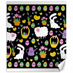 Cute Easter Pattern Canvas 20  X 24   by Valentinaart