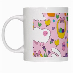 Cute Easter pattern White Mugs