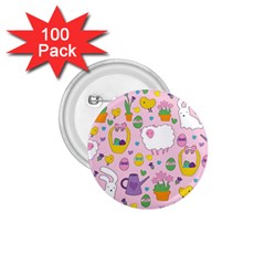 Cute Easter pattern 1.75  Buttons (100 pack) 