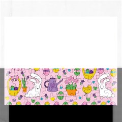 Cute Easter Pattern Rectangular Jigsaw Puzzl by Valentinaart