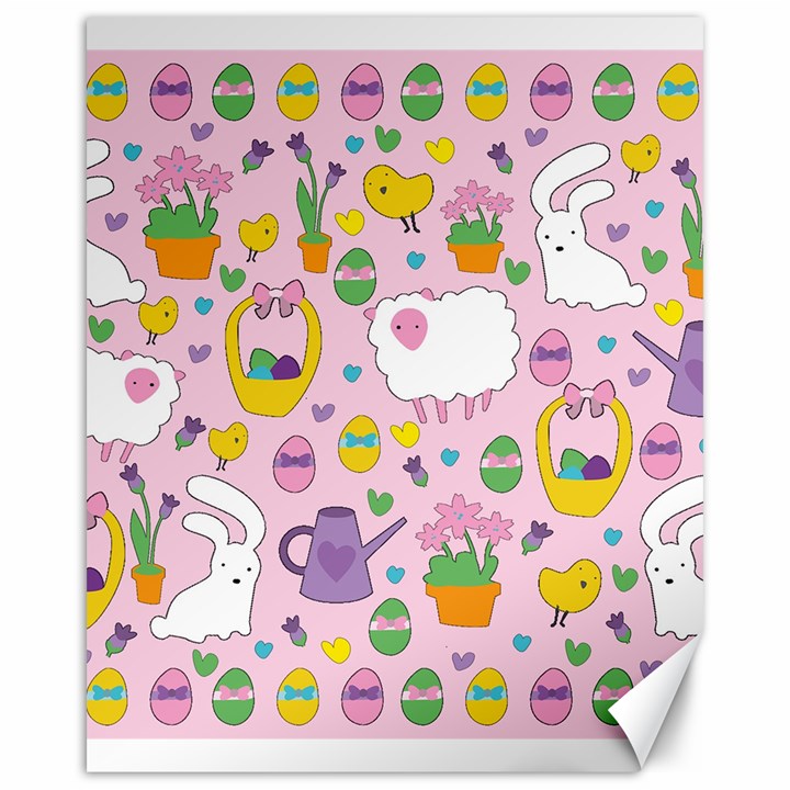 Cute Easter pattern Canvas 16  x 20  