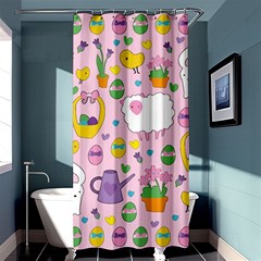 Cute Easter pattern Shower Curtain 36  x 72  (Stall) 