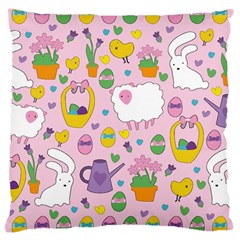 Cute Easter pattern Large Cushion Case (One Side)