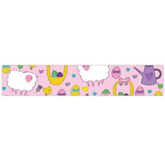 Cute Easter pattern Flano Scarf (Large)