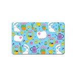 Cute Easter pattern Magnet (Name Card) Front