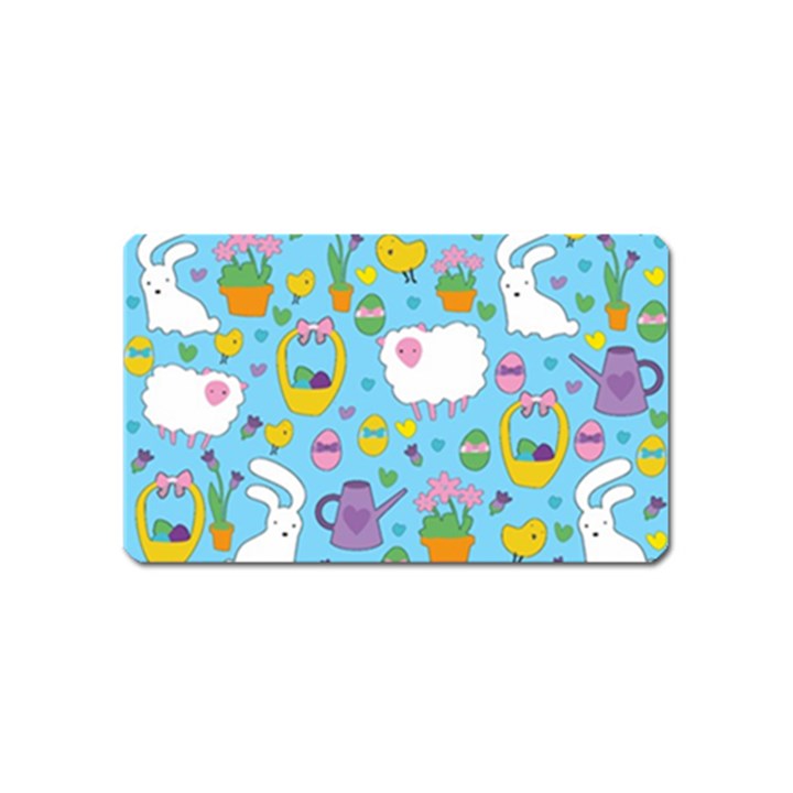 Cute Easter pattern Magnet (Name Card)