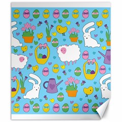 Cute Easter Pattern Canvas 20  X 24   by Valentinaart